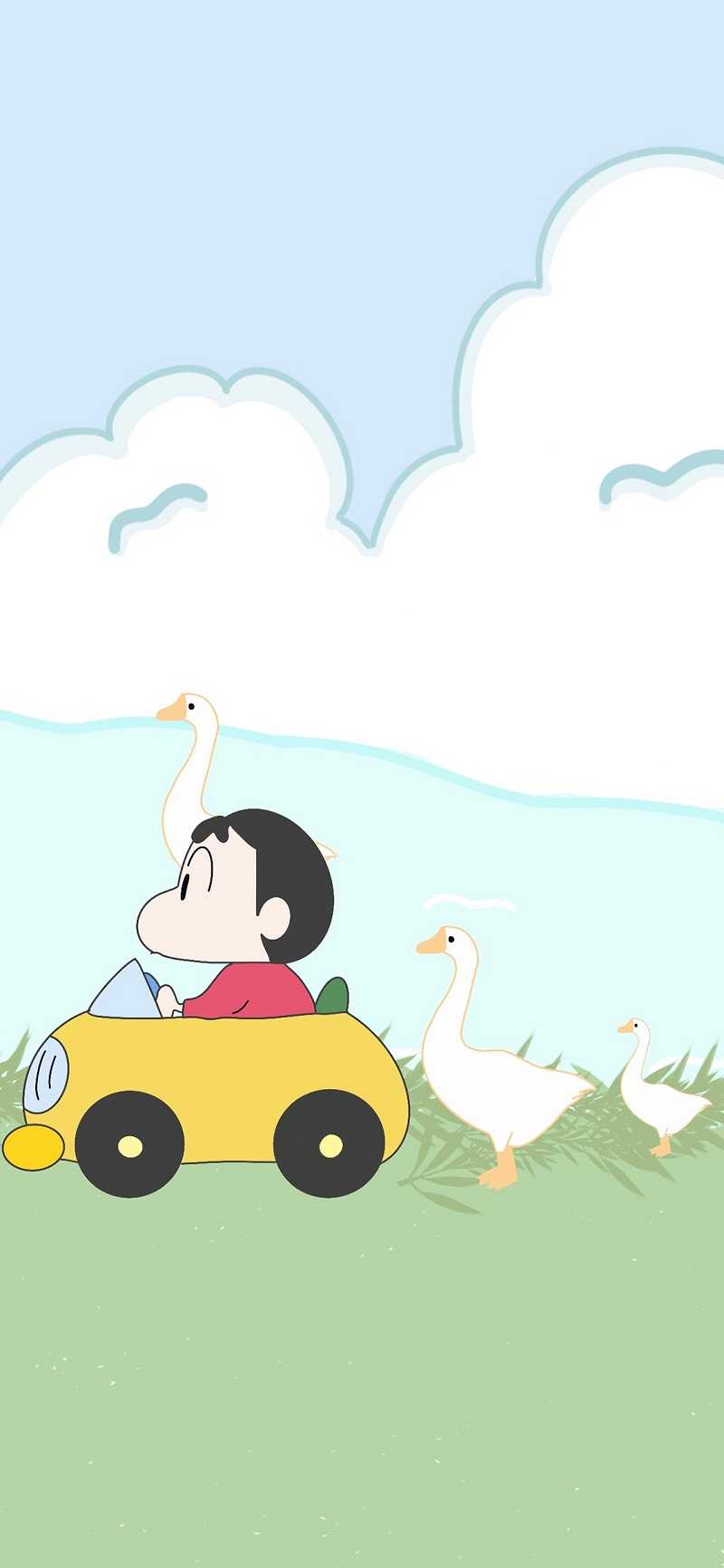 Bộ sưu tập hình nền điện thoại cute shin