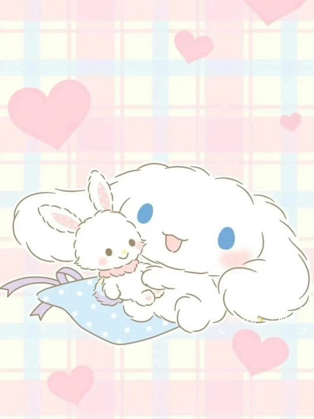 Hình nền Cinnamoroll màu hồng đáng yêu