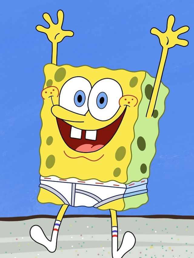 Hình nền Spongebob đáng yêu với nụ cười tỏa nắng