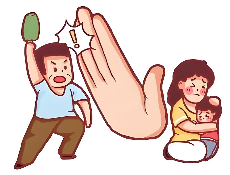 Tranh vẽ bạo lực gia đình trong cuộc sống thường ngày