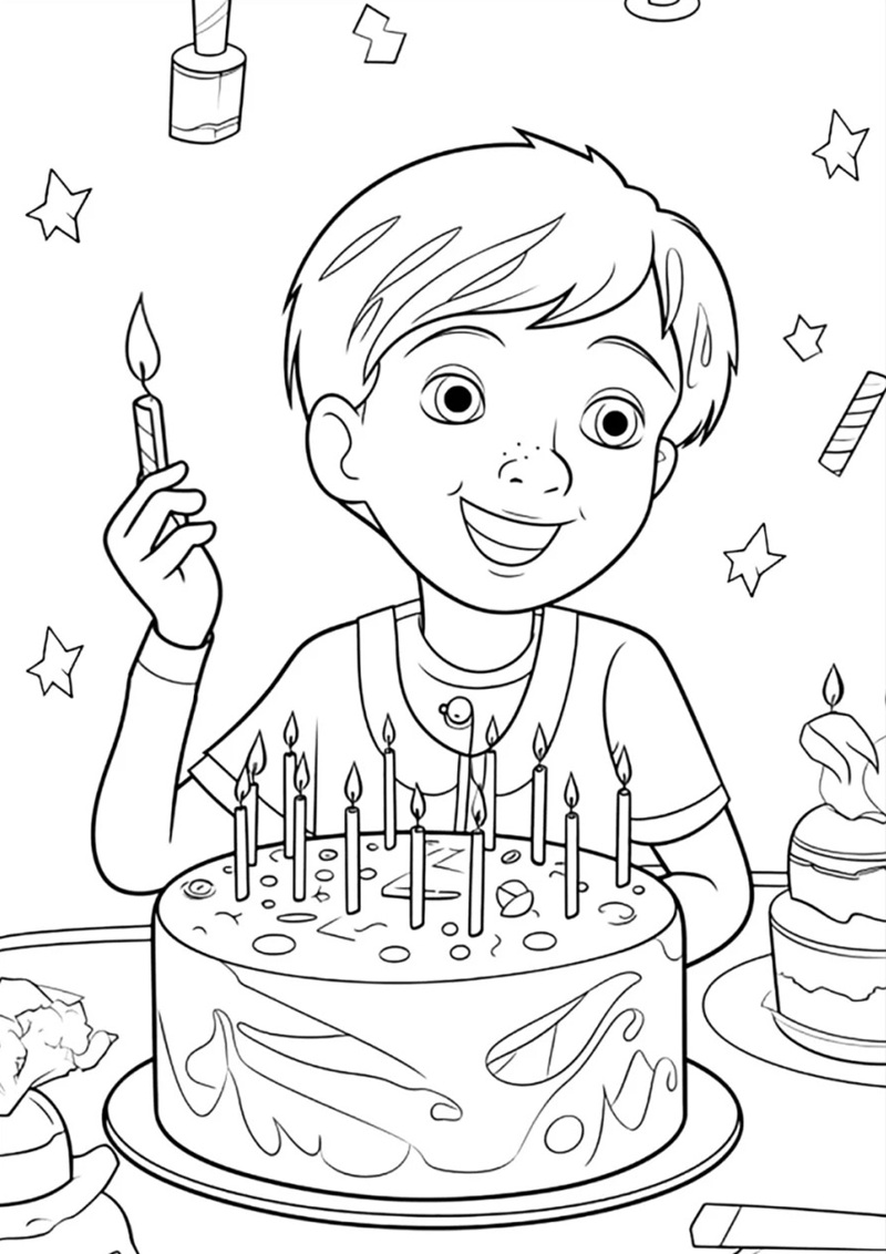 Bánh sinh nhật phủ trái cây tươi ngon