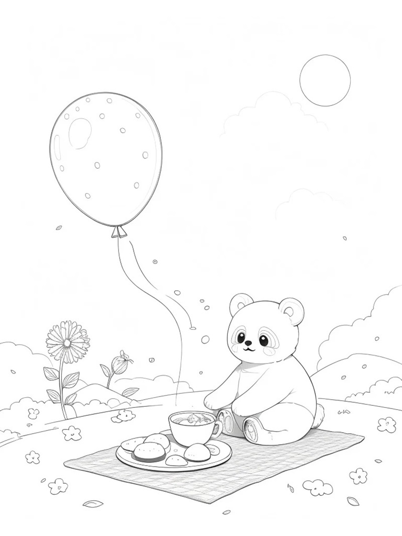 Con gấu và chú vịt nhỏ