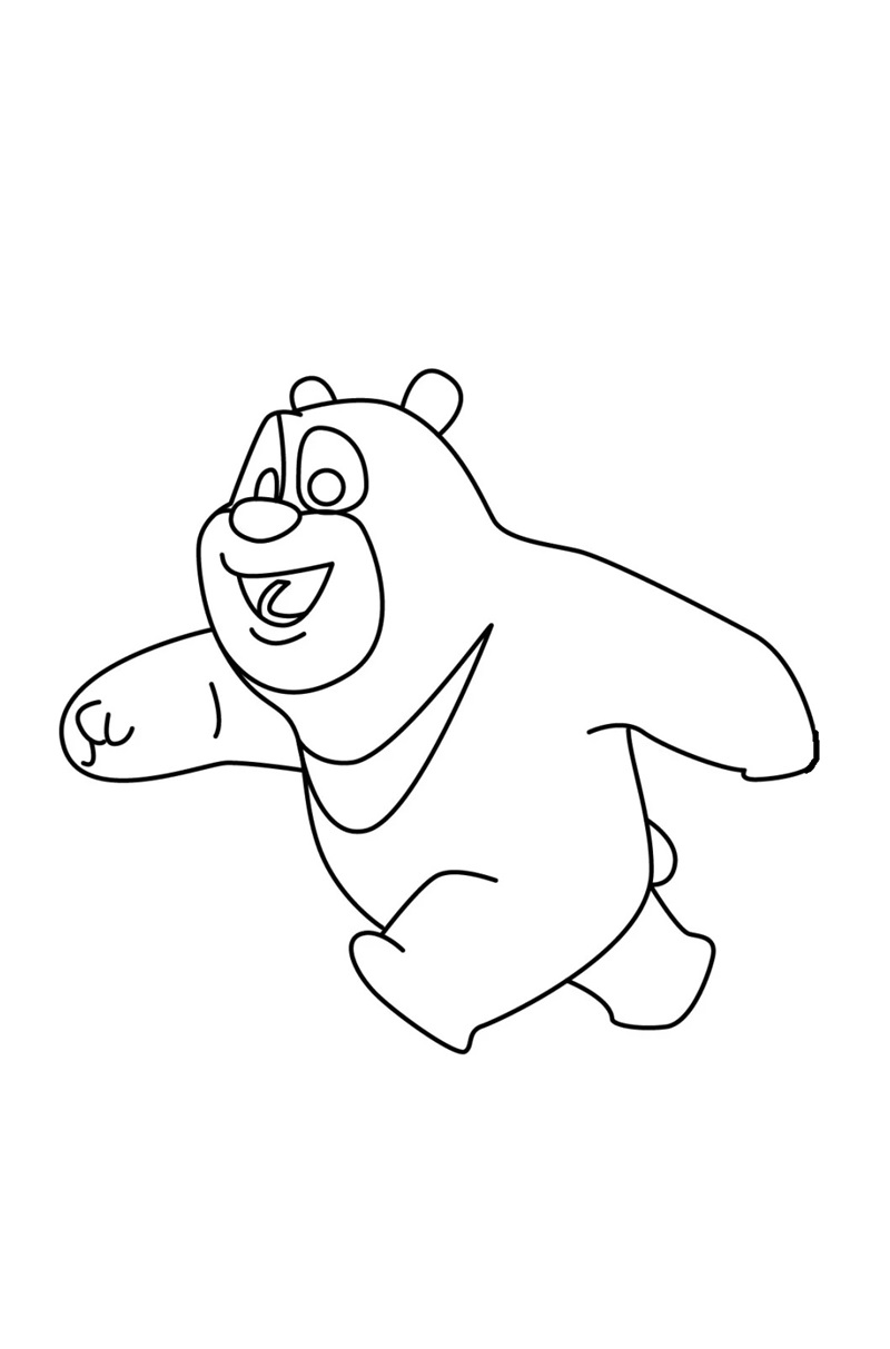 Gấu dễ thương với đôi kính