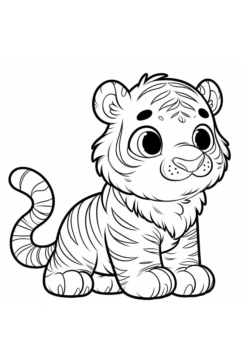 Hổ bé nhảy múa vui vẻ