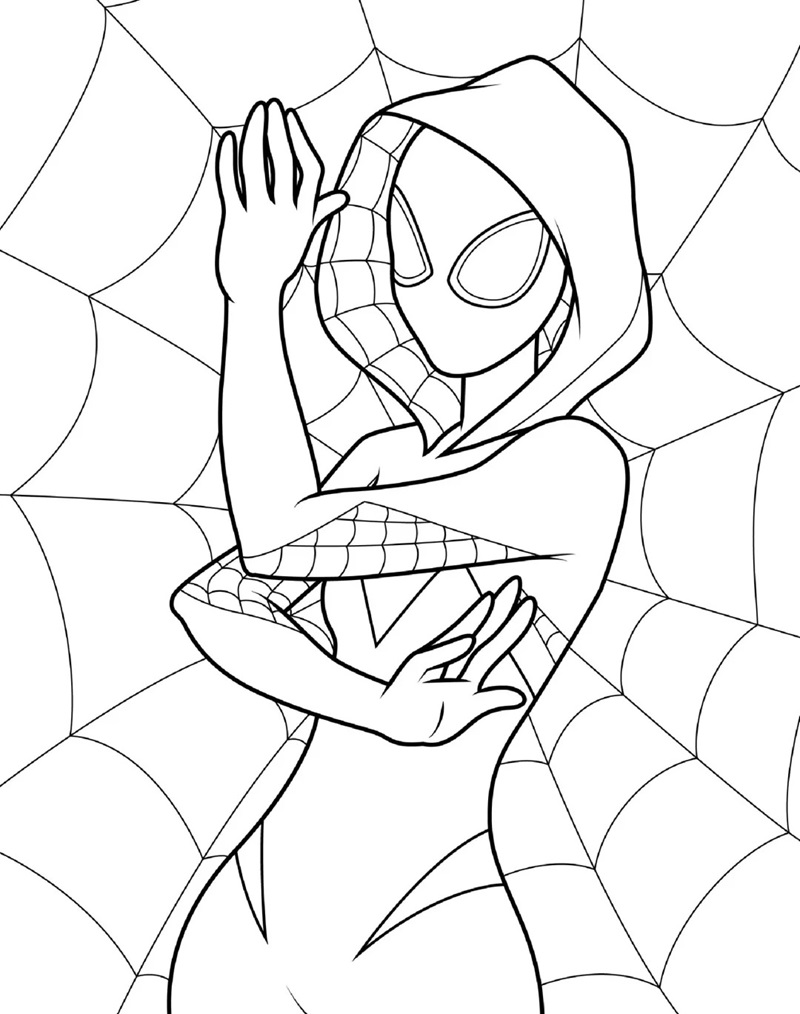 Miles Morales đeo mặt nạ Người Nhện