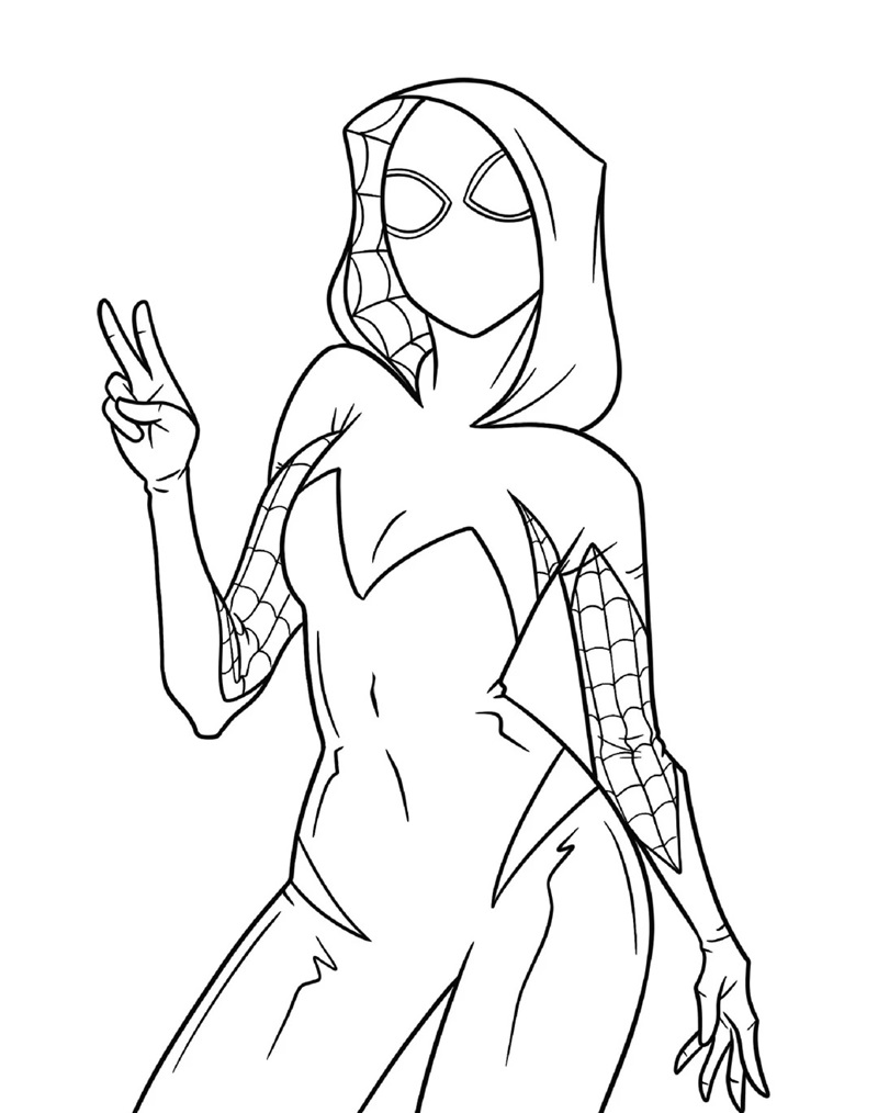 Hình Spider-Man ôm mèo dễ thương