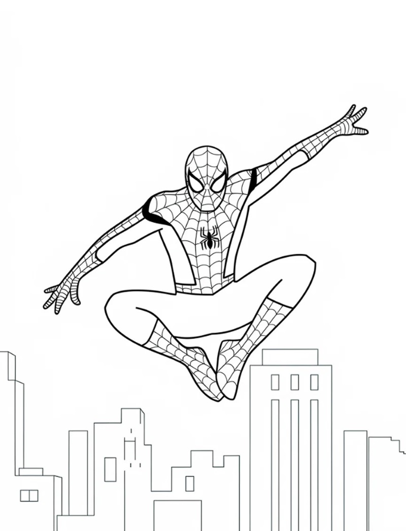 Spider-Man tạo dáng ngầu với tay đấm