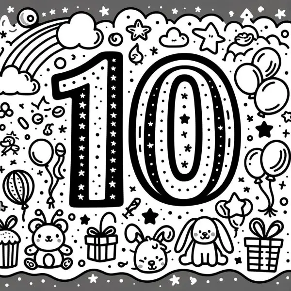 Số 10 với 10 ngôi sao lung linh