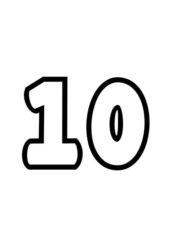 Số 10 và 10 chiếc ô tô mini