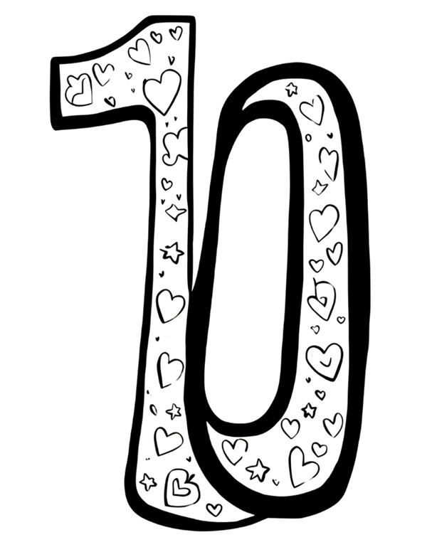 Bé tô màu số 10 trong lớp học
