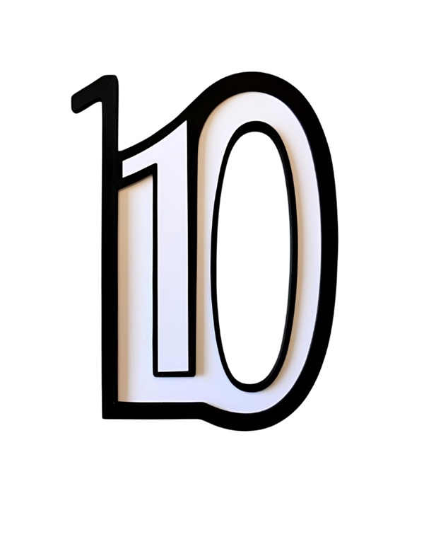 Tô màu số 10 giúp bé ghi nhớ lâu