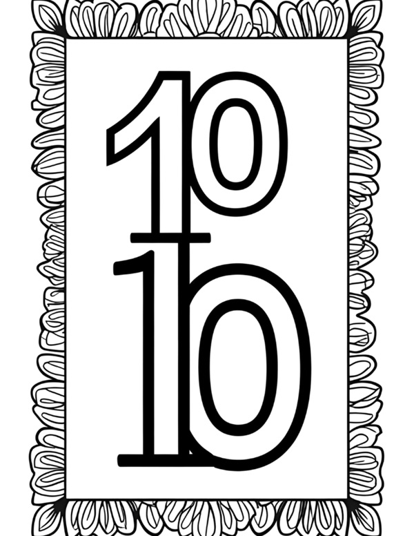 Số 10 trong tranh cầu vồng