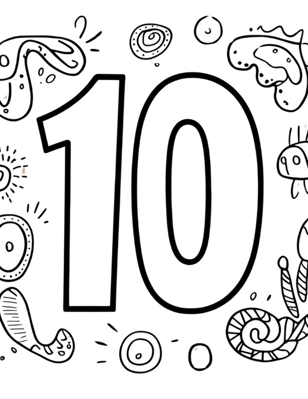 Tranh tô màu số 10 tặng bé 5 tuổi