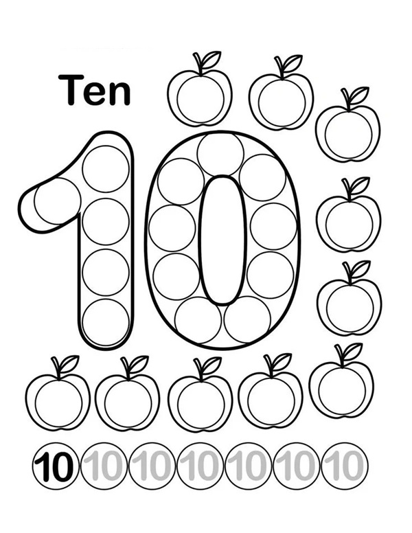 Tô màu số 10 với các con vật