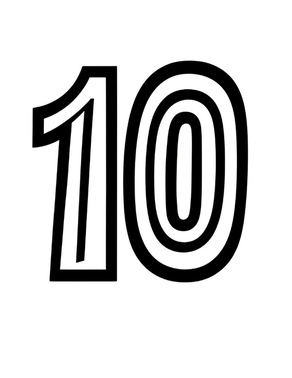 Tranh số 10 có nền trắng dễ tô