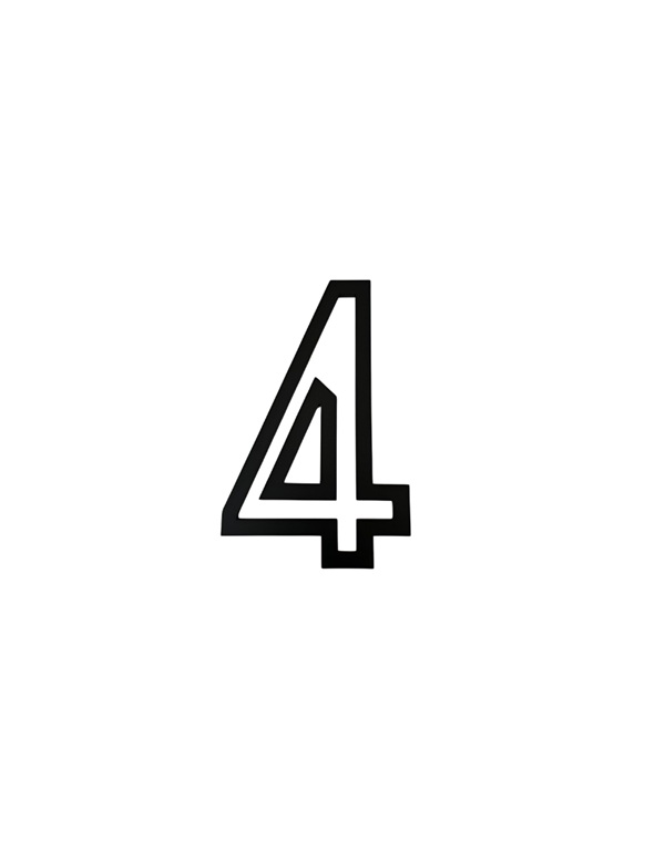 Hình số 4 và 4 quả táo