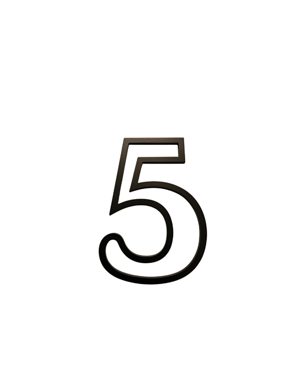 Hình số 5 và 5 con ong