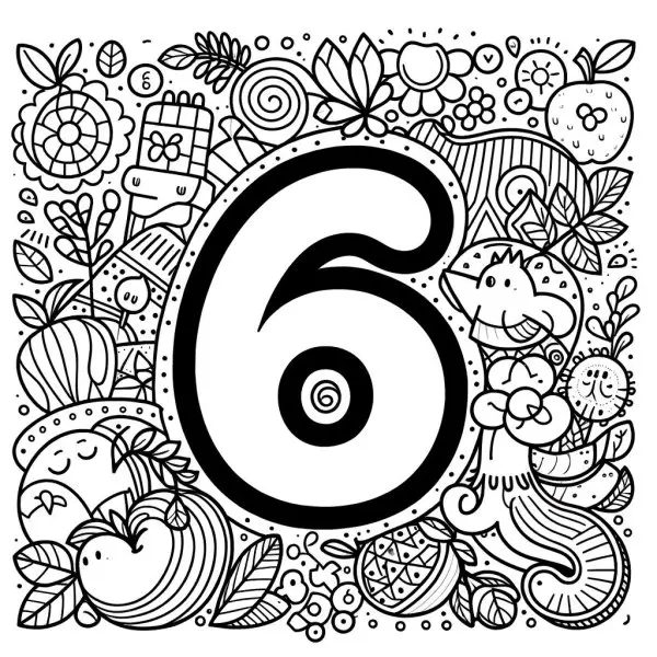Hình số 6 có khuôn mặt cười