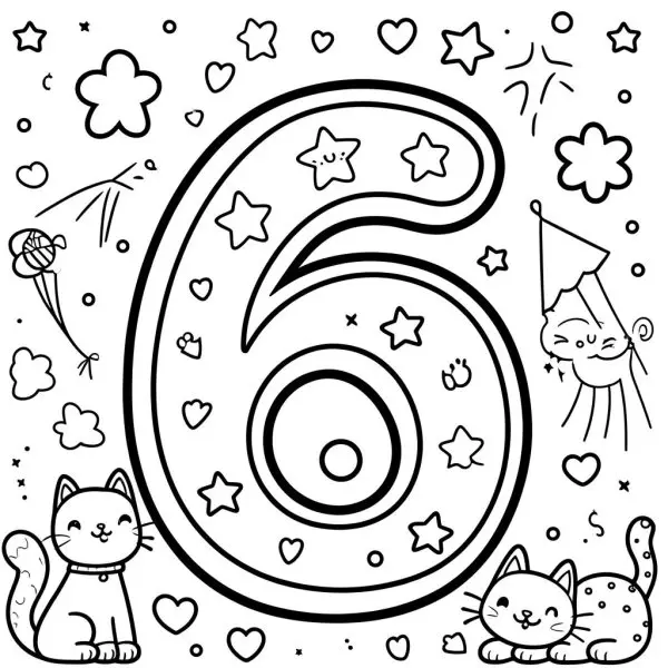 Bé gái tô màu số 6