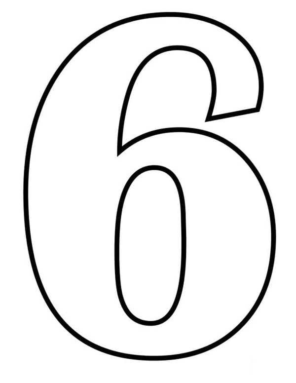 Số 6 đội mũ sinh nhật
