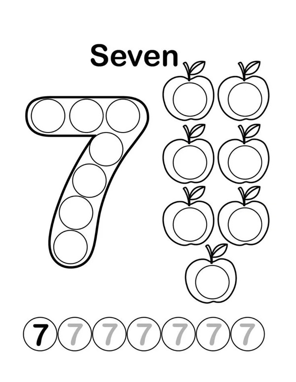 Hình số 7 và 7 quả bóng