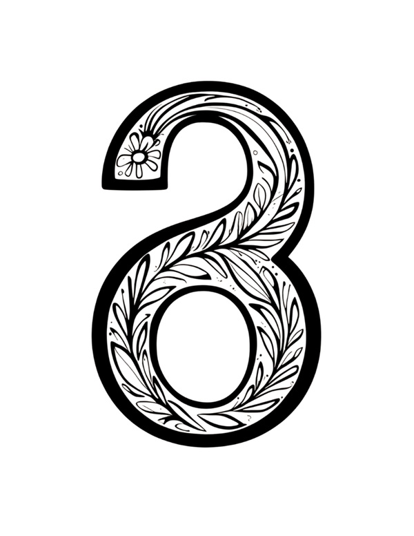 Hình số 8 dễ thương trong rừng