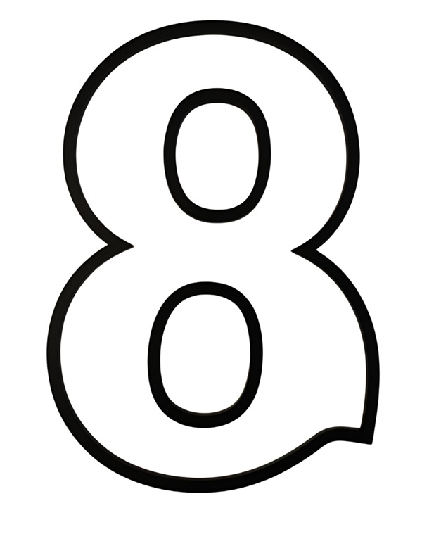 Tranh số 8 dành cho bé 4 tuổi
