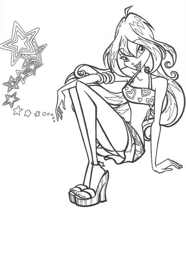 Hình vẽ anime girl đậm chất rock