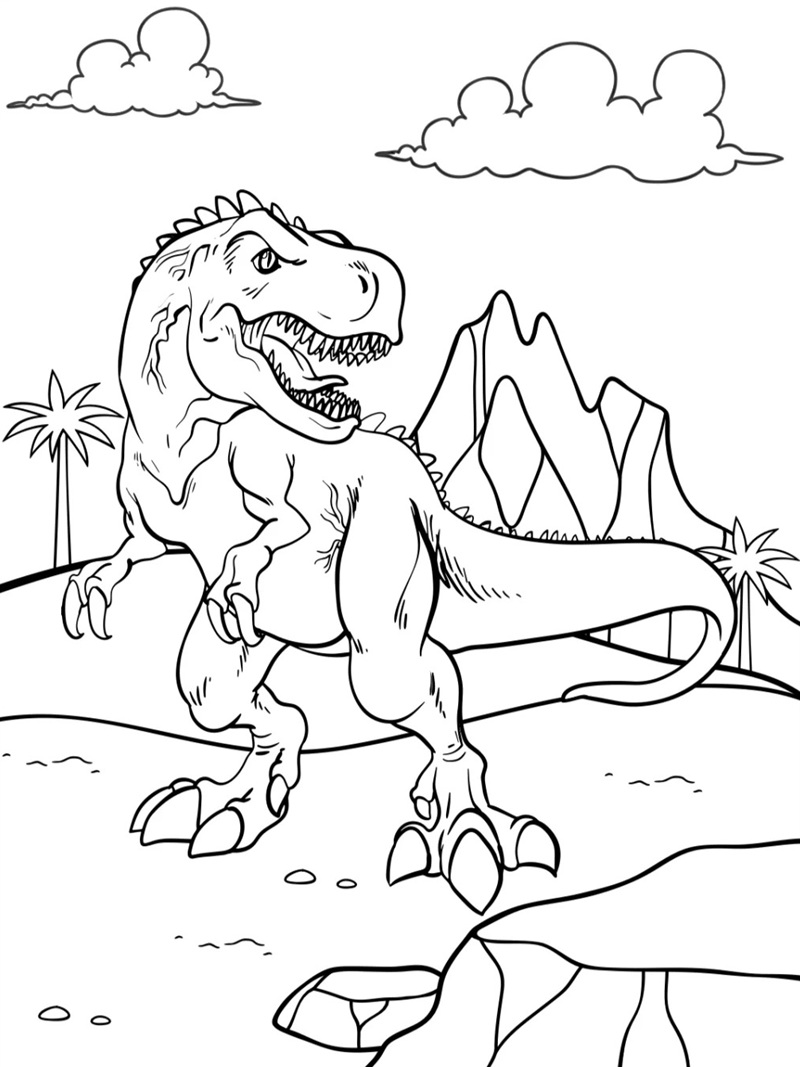 Khủng long T-Rex gầm thét