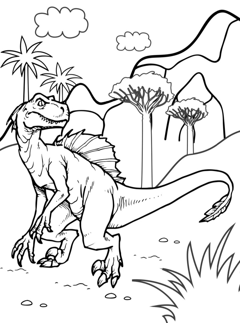Tranh khủng long bay Pterodactyl