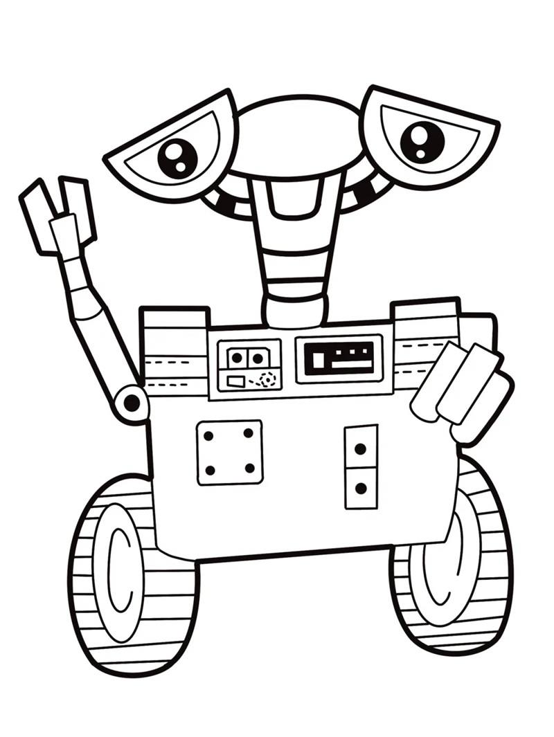 Robot đang vẫy tay chào