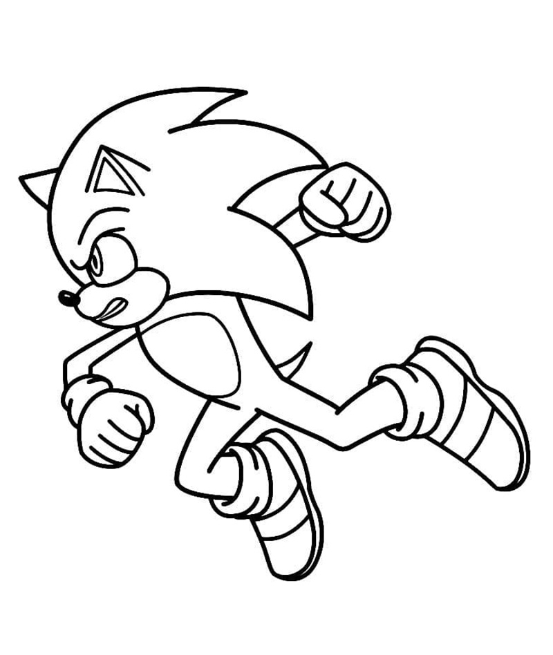 Sonic giơ hai tay tạo dáng