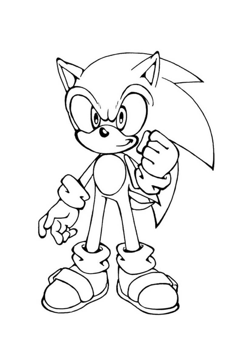 Hình Sonic đang biến hình
