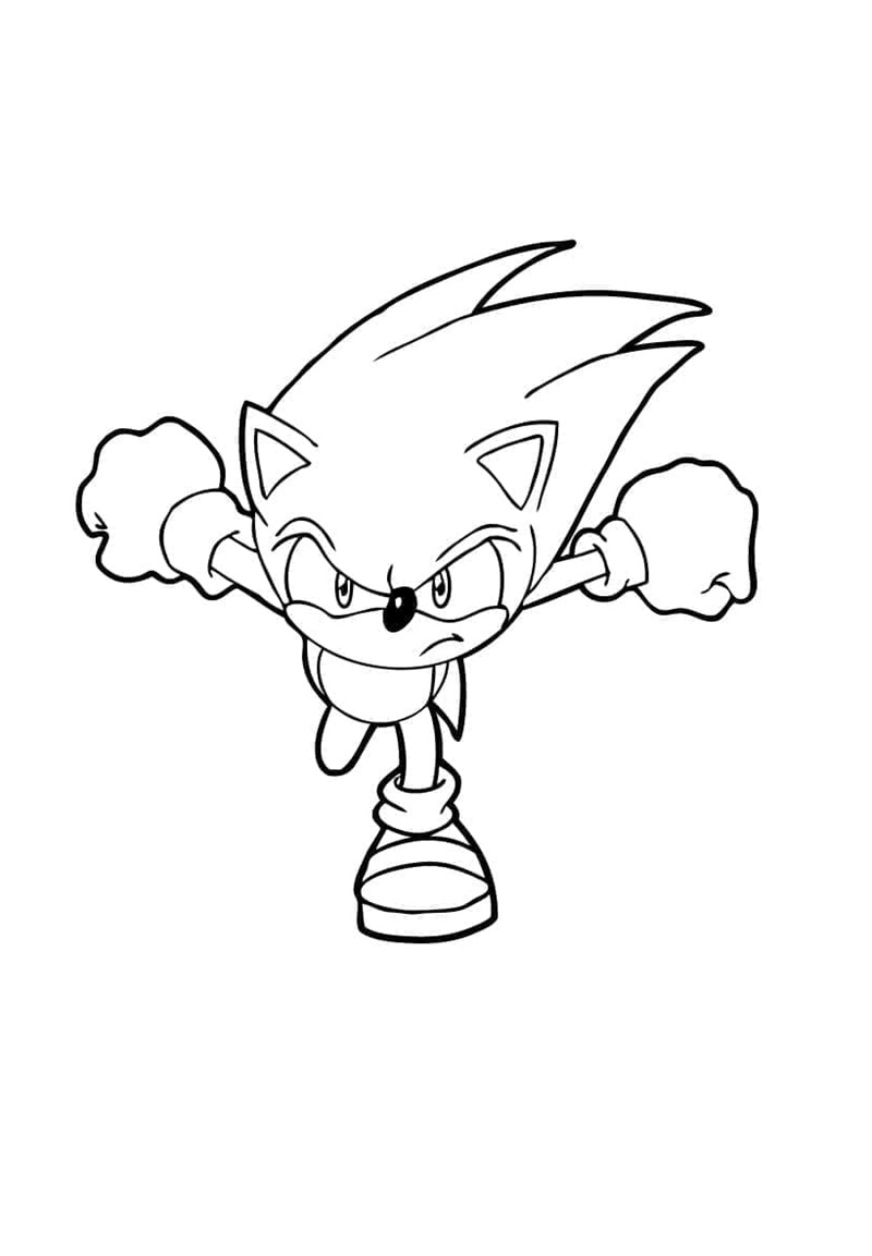 Sonic ngồi nghỉ dưới gốc cây