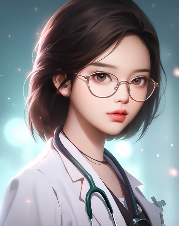 Hình bác sĩ nữ anime gợi cảm