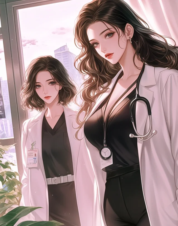 Hình anime bác sĩ nữ dễ thương