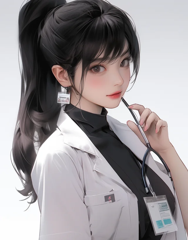Ảnh anime bác sĩ nữ chuẩn nét