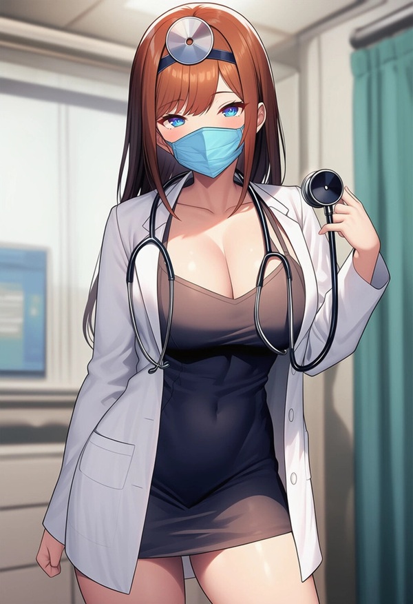 Hình anime bác sĩ nữ hấp dẫn