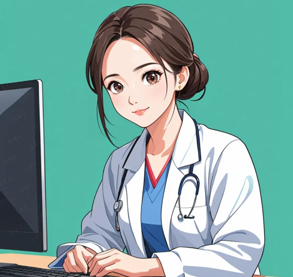 Ảnh bác sĩ nữ trong anime