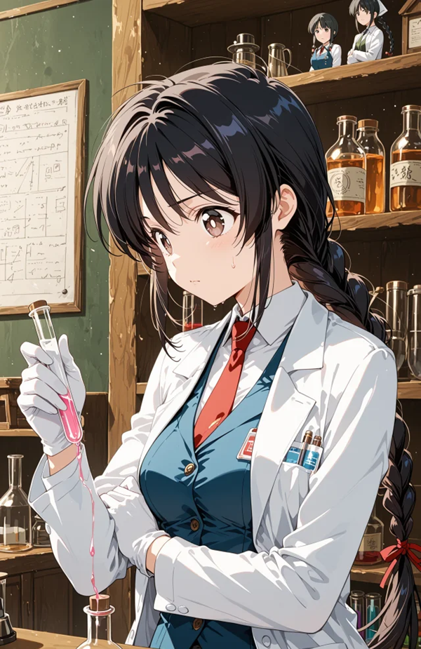 Hình anime bác sĩ nữ đáng yêu