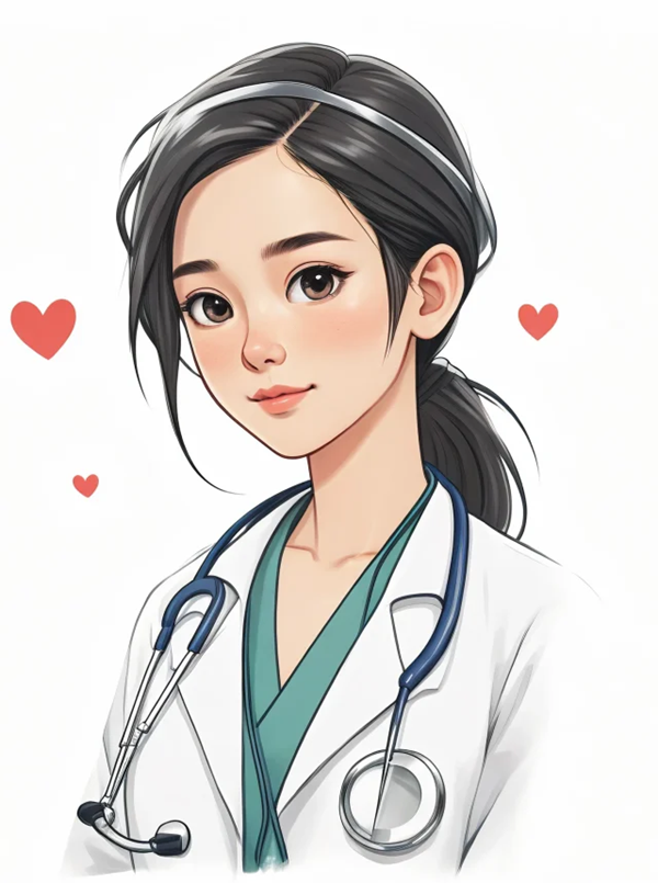 Ảnh anime bác sĩ nữ xinh đẹp