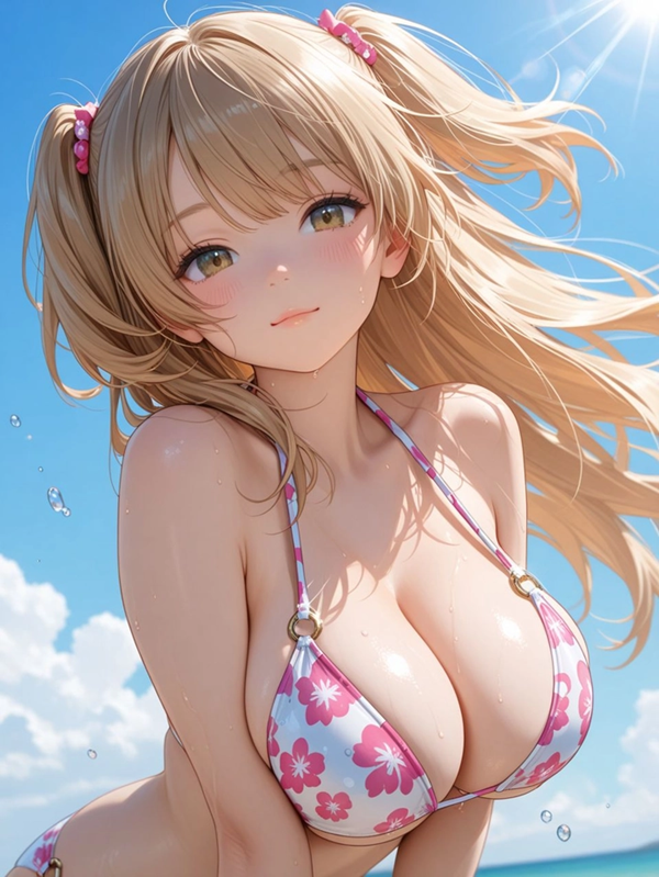 Hình nền gái anime to tròn ngọt ngào khó cưỡng