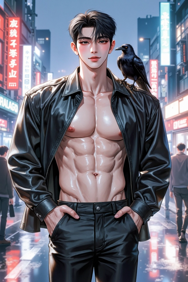 Hình nền trai anime 6 múi độc đáo