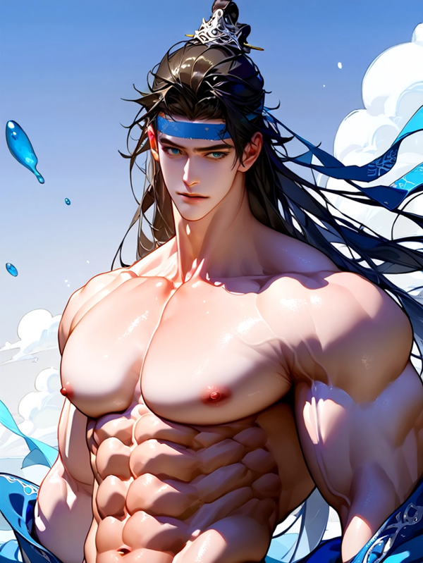 Ảnh trai anime 6 múi thần thái lạnh lùng