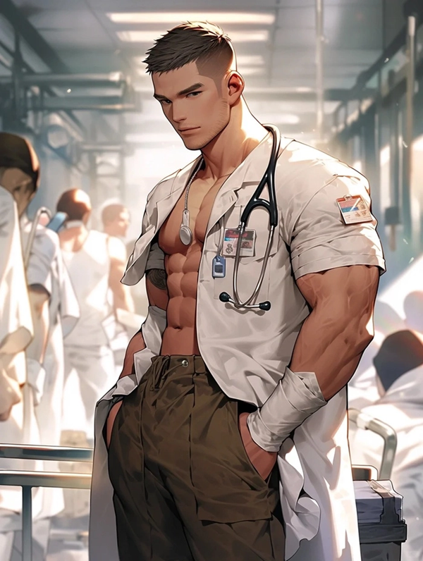 Hình trai anime 6 múi body chuẩn