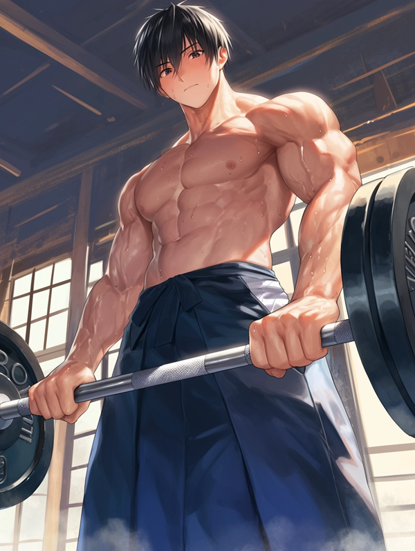 Hình trai anime 6 múi cực hot trend