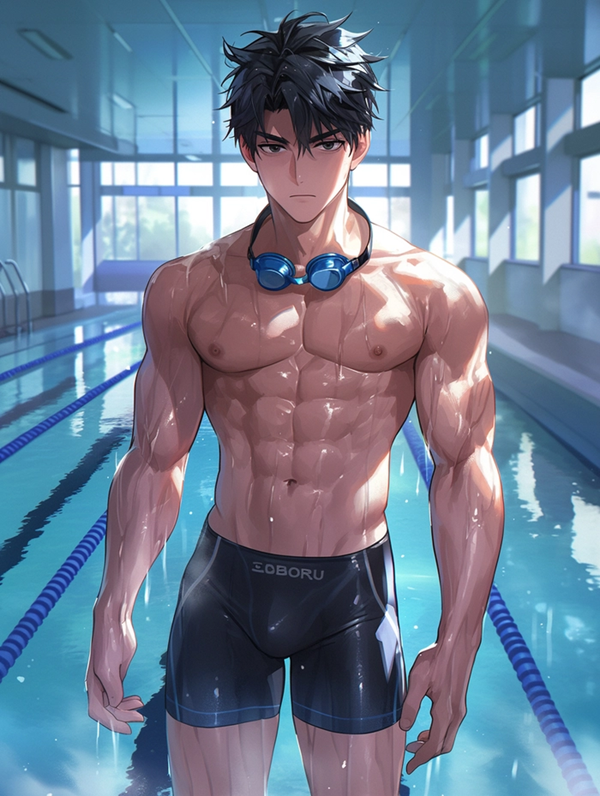 Trai anime 6 múi ngầu lòi, body cực chuẩn
