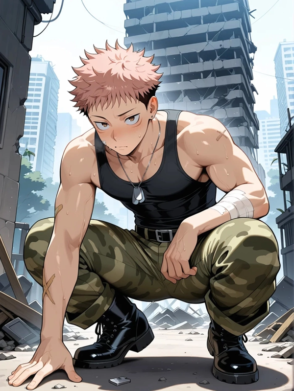 Bộ ảnh trai anime 6 múi ấn tượng