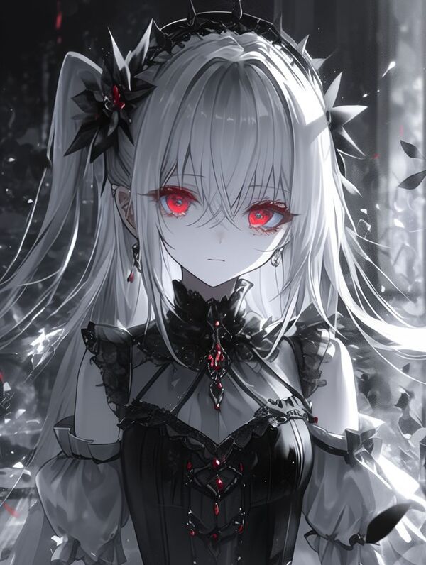 Ác quỷ anime nữ ngầu băng giá