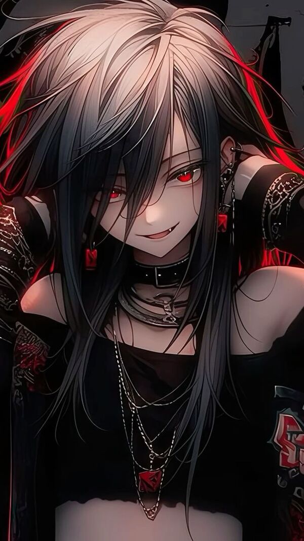 Ác quỷ anime nữ ngầu tóc đen 